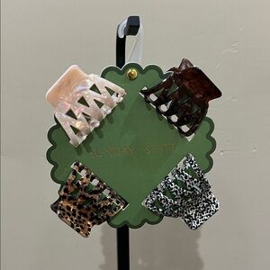 Sunday State | Animal Print Hair Clips (2”)